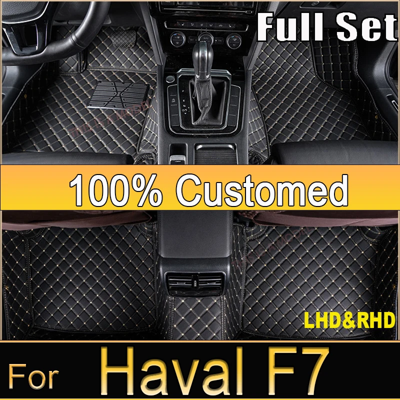 

Car floor mats for haval F7 2019 2020 2021 Custom Auto Foot Pads Automobile Carpet Cover Interior Accessories