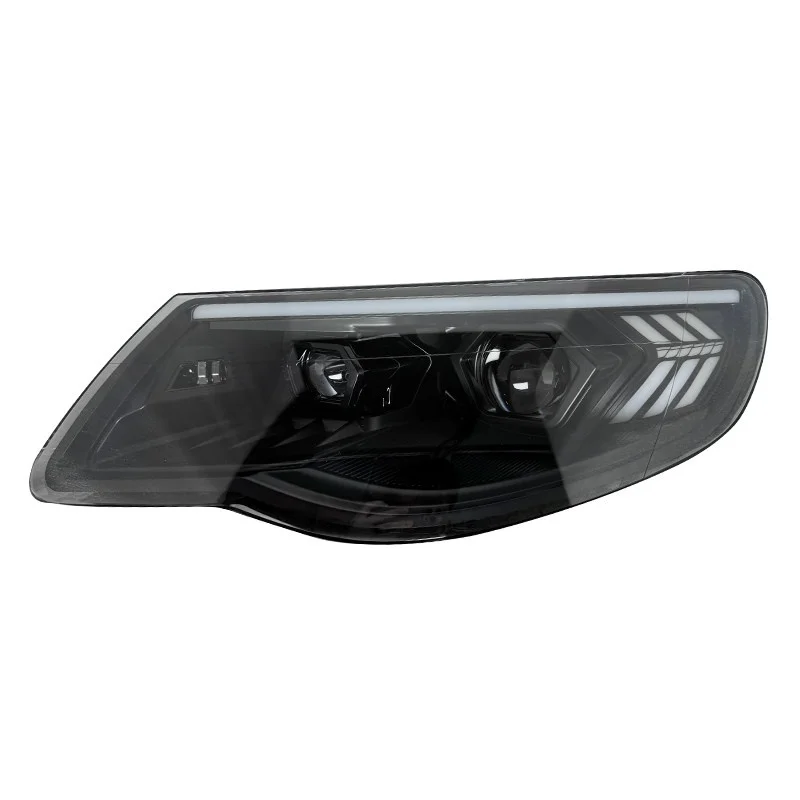 for the 07-10 Volkswagen Touareg Headlight Assembly Modifying Daytime Running Lights Flow Turn signal Lens