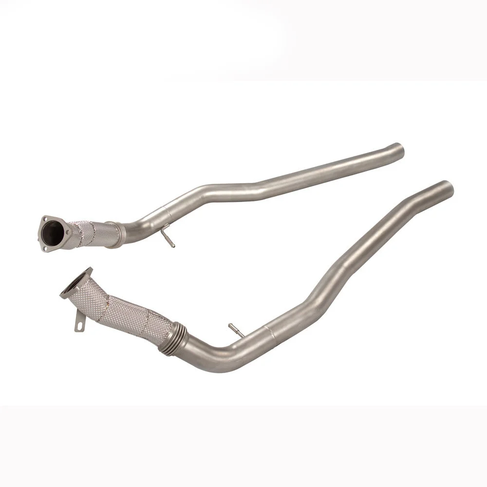 Heat Shield Stainless Steel Exhaust Downpipe For Audi RS Q8 /for Lamborghini Urus 4.0T V8 Engine Drain Pipe