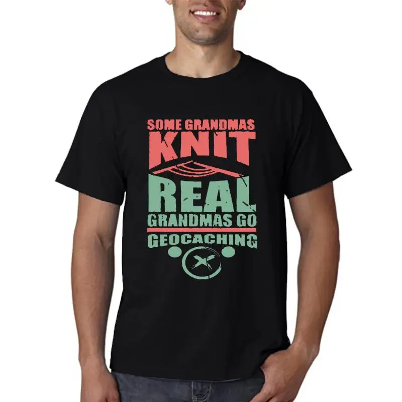 Geocacher Geocaching Grandmother Some Grandmas Knit Gift T Shirt Tshirt Short-Sleeve Unisex T-Shirt