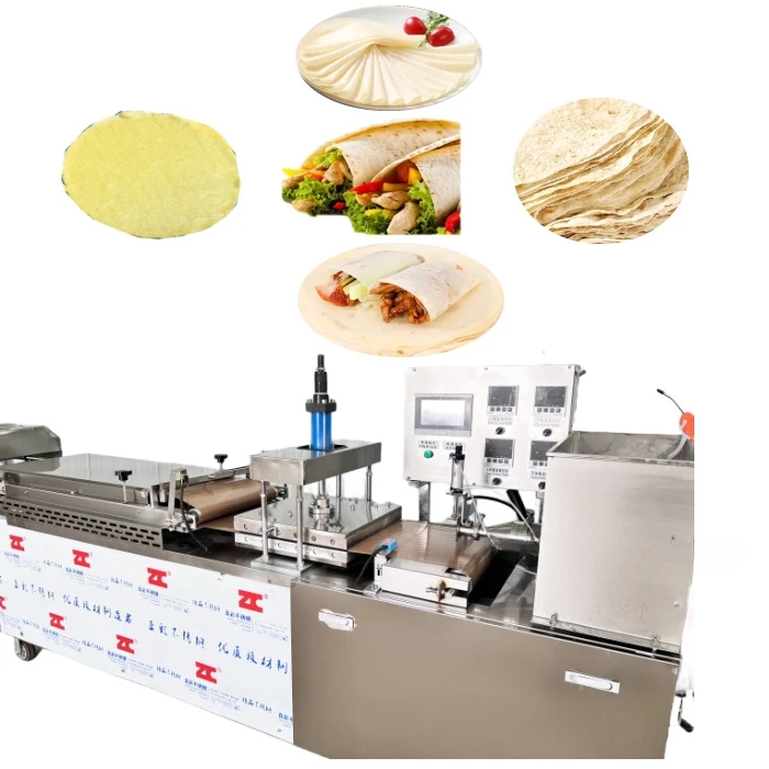 20cm Thin Lavash Bread Machine Commercial Chapati Maker Roti Pita Bread Production Line Automatic Taco Tortilla Making Machine