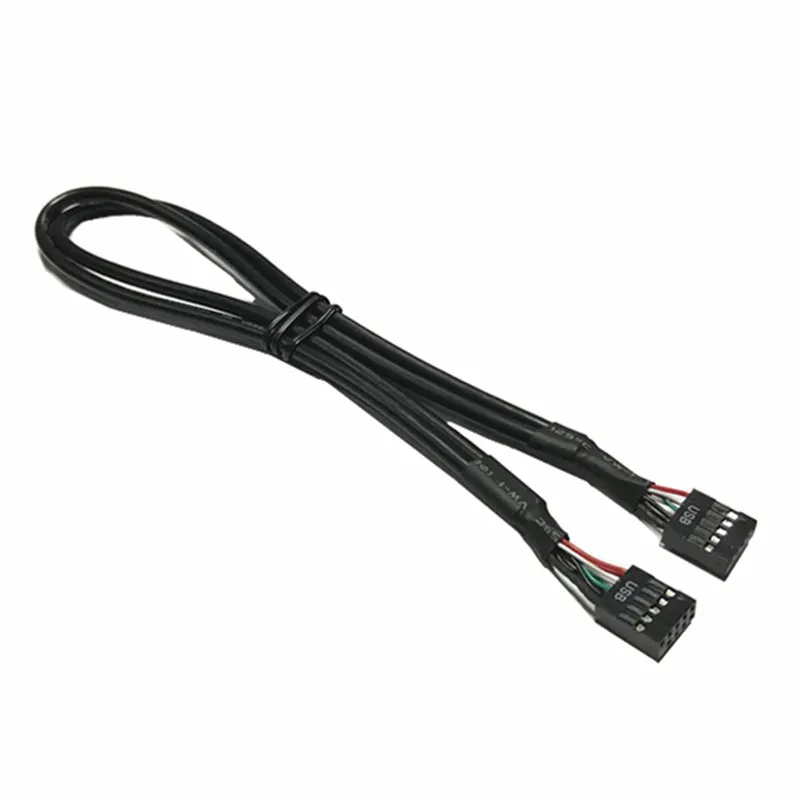 2.54Mm Spacing Dual Dupont Terminal 9pin Bus To Motherboard Nine Pin Insert Usb2.0 Data Line