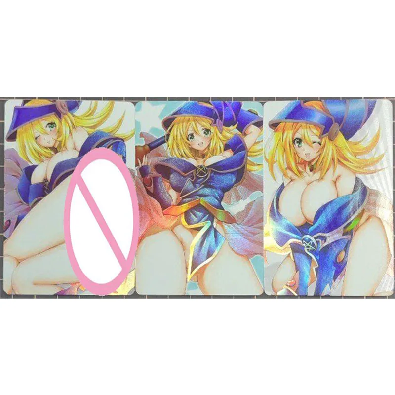 Anime Character Di Collection Kablek Maggie Anji Gil Sakula Rima Suma Laser Flash Card Boy Game Toys Christmas Birthday Gifts