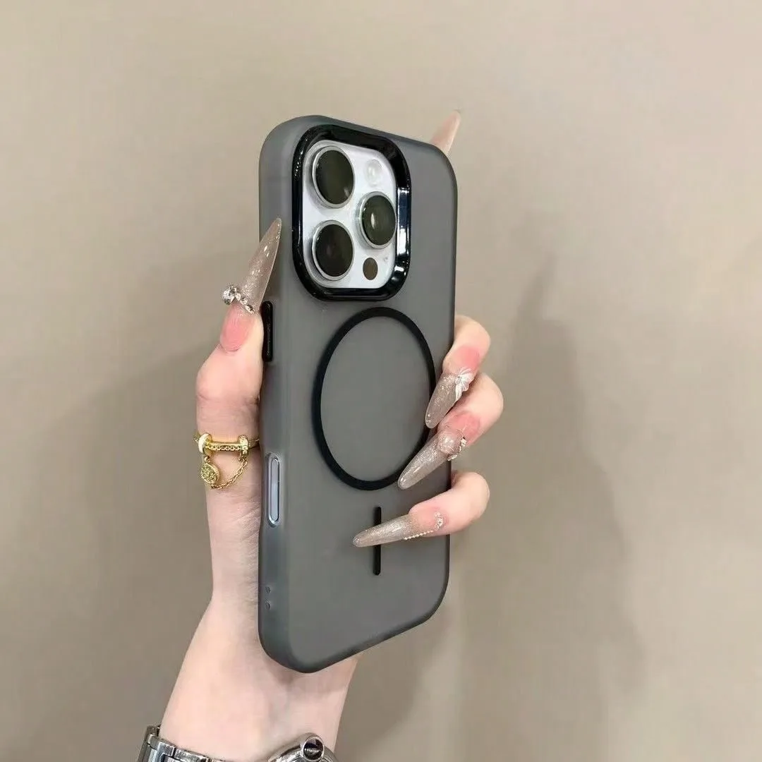 Luxury Translucent Magnetic Phone Case for iPhone 17 Pro Max 16 15 14 13 12 11 Pro Max 16 Plus Protection Shockproof Bumper