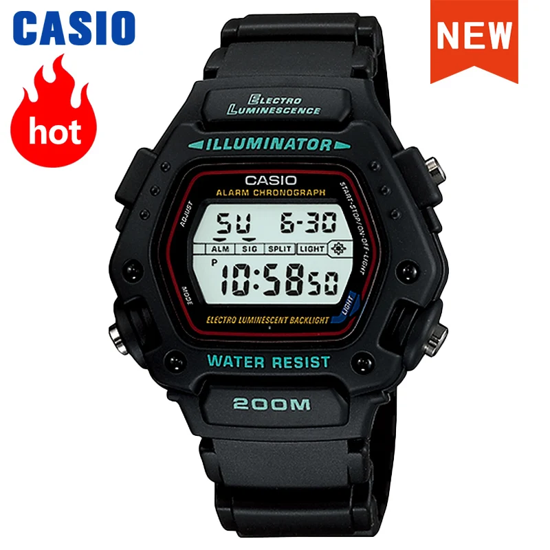 Casio G-Shock Men\'s Top Brand Set Military RELOGIO Digital Sport 200m Waterproof Quartz Watch DW-290-1V