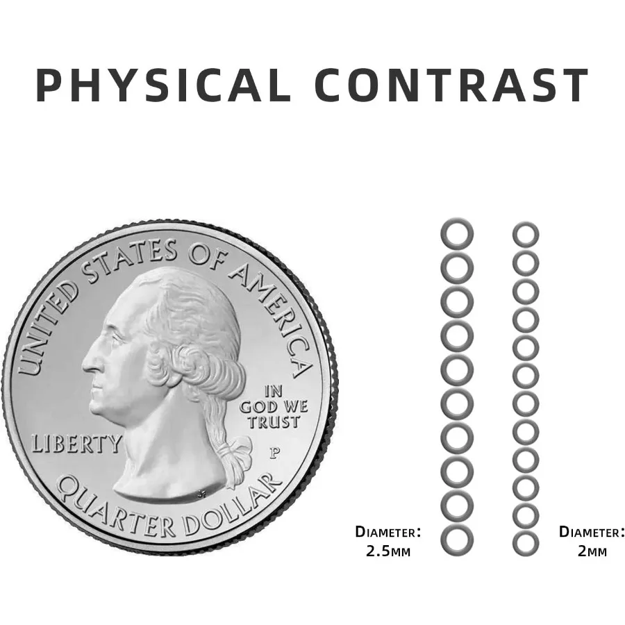 SF حلقات اللفاع خفيفة الوزن خط سمك السلمون المرقط قادة اللفاع موصلات صغيرة معالجة 2 مللي متر 25 2.5 مللي متر 40 #2