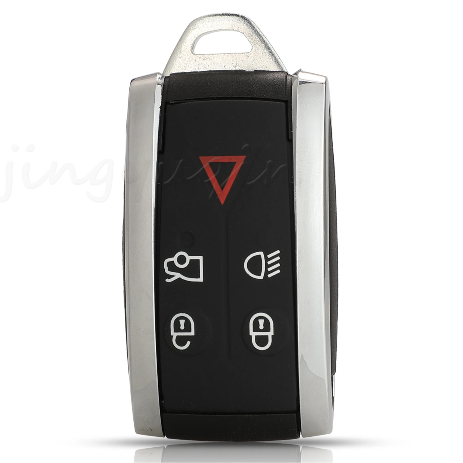 5 Botões Remoto Do Carro Inteligente Keyless Fob Caso Shell w/ Uncut Lâmina Chave Para Jaguar XF XK XKR X-Type S-Type 2007 2008 2009 2010 2012