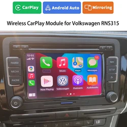 2024 SmartPhone Mirroring Interface Camera Apple CarPlay for Volkswagen Amarok T5 T5.2 Touran RNS315 Radio Navigation System