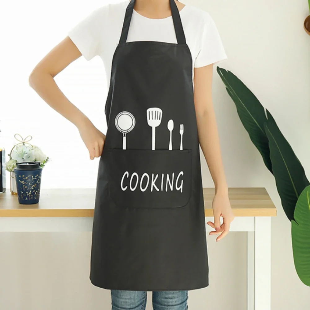 

Apron Waterproof Oilproof Kitchen Work Clothes Home Cooking Cleaning Men and Women Universal Sleeveless Apron
