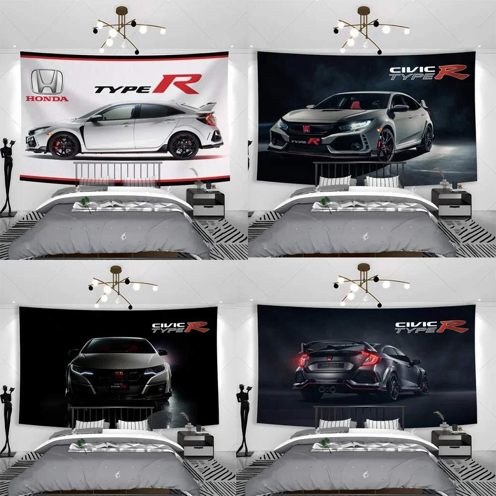 120x180CMRacing Car Tapestry Jdm Wall Art Decor Hanging Aesthetic Wall Decor Classic Japanese Car for Home Bedroom  Decor