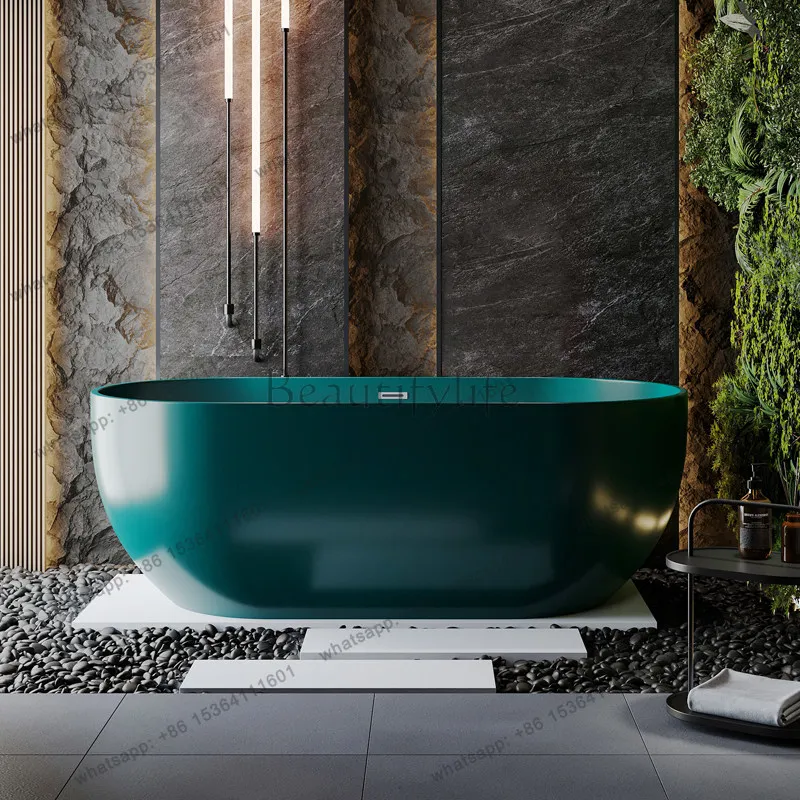 

Acrylic bathtub home bed and breakfast small apartment bath mobile customization