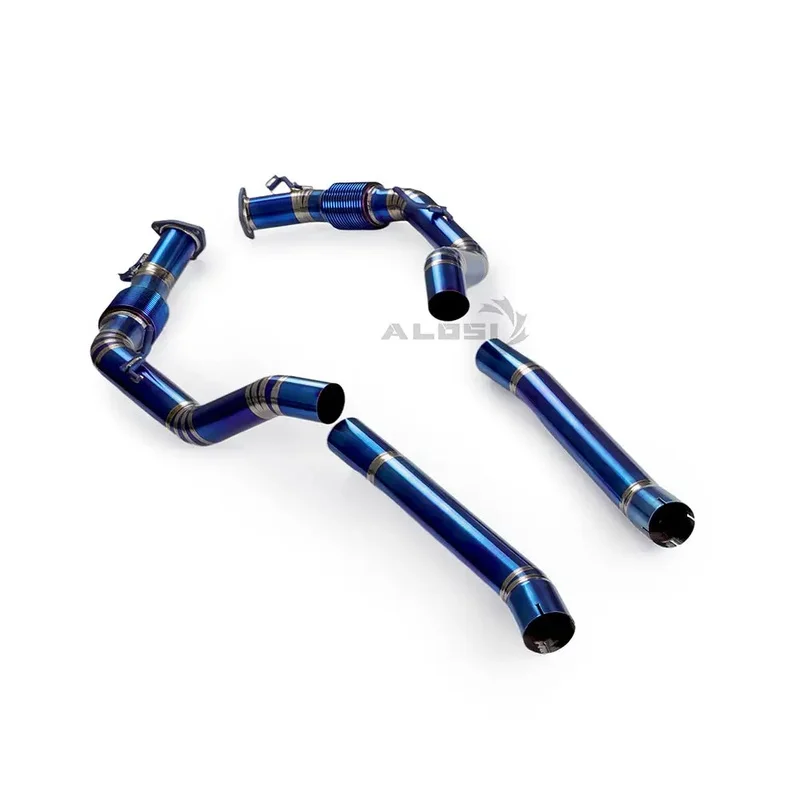 Ultra Light Titanium Alloy Exhaust System for Audi RSQ8 4.0T 2019-2023 3Year Warranty Racing Deep Sound Kit