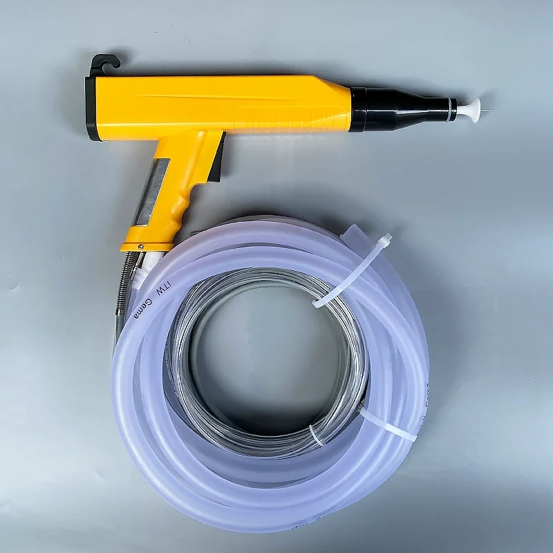 

Manual Spray Gun with Cable + Air Hose + Powder Hose Electrostatic Spray Gun