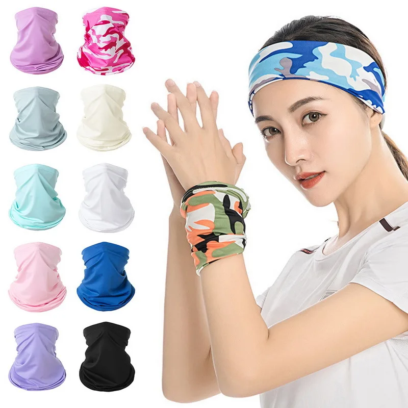 Cycling Balaclava Summer Uv Protection Face Mask Bandana Scarf Men Women Neck Cover Sunscreen Outdoor Fishing Hiking Golf Mask