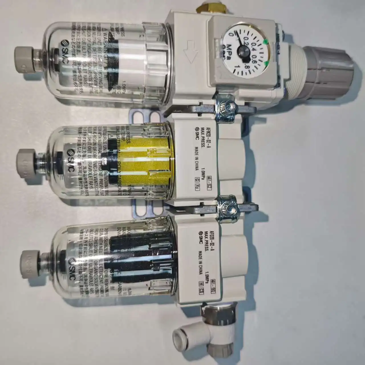 Raycus Laser Source Oil Mist Separator AC20E-01-B-X5 High-temperature Waterproof And Anti-fog Valve Assembly Triple Filter Part