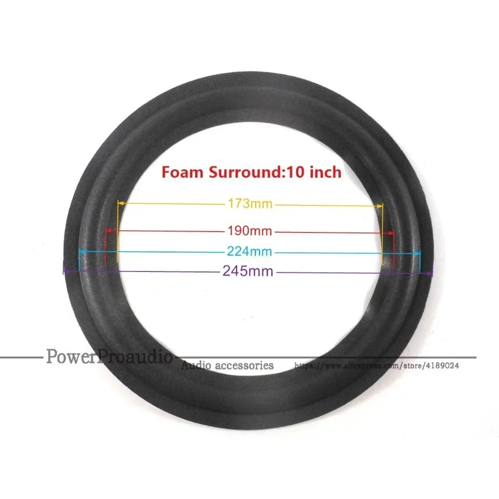 20 pcs /Lot 10 Pairs 10 inch brand new speaker surround -Repair foam a
