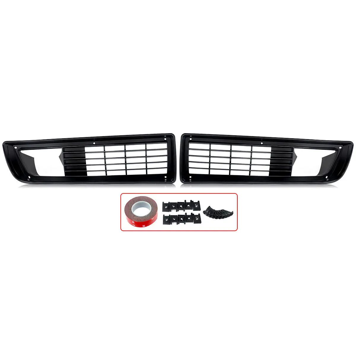 For Pontiac Firebird Trans Am 1979-1981 Front Bumper Grille Cover Gloss Black