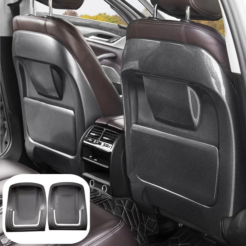 

Car Front Seat Anti-Kick Mats protective cover Seat back protection For BMW ix3 G08 2018-2023 Auto Accessories