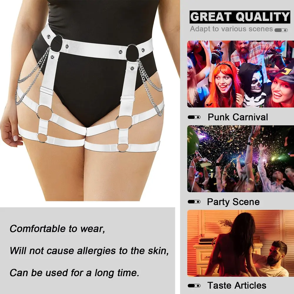 

Body Straps Bdsm Harness For Busty Broadband Women Fetish Sexy Large Lingerie Sword Belt Rave Garters Erotic Chain Decoration