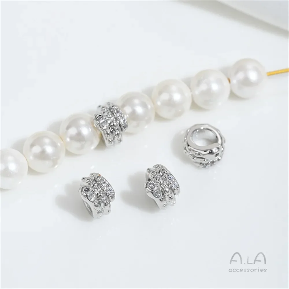 Z429 14K مطلية بالذهب الأفعى على شكل التوتير لوحة ثعبان أنبوب الخرز اليد سترونج الخرز سوار ذاتي الصنع قلادة مجوهرات اكسسوارات #6