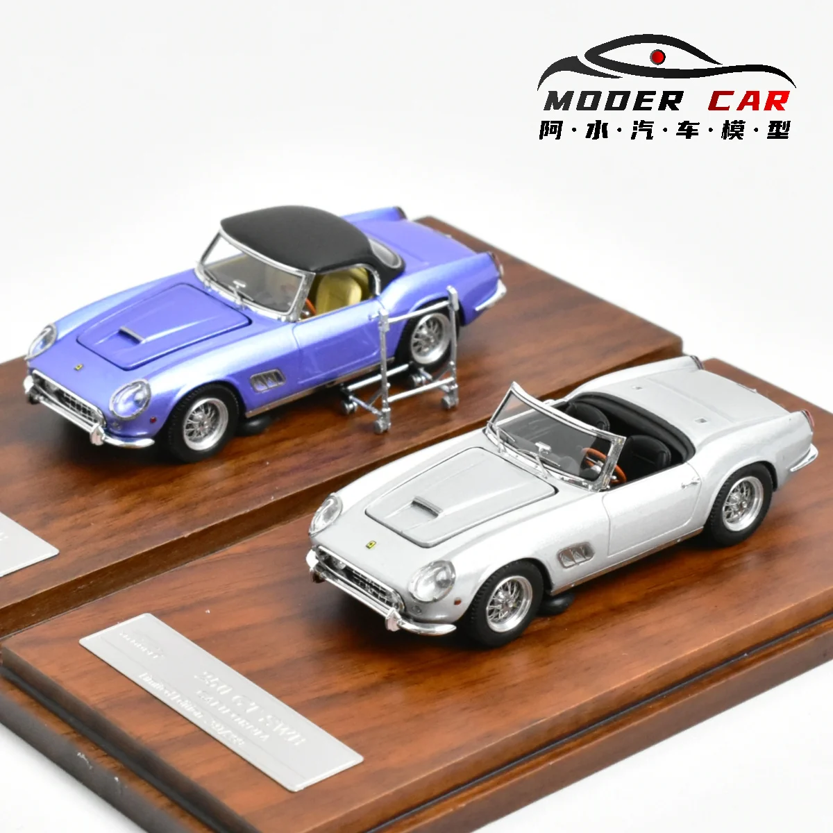 YM 1:64 250 GT California Spyder SWB Resin Diecast Model Car