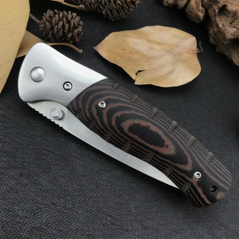 BK 835 Folding Knife 440C Blade Mikata Handle Camping Hiking Knife Outdoor EDC High Quality Survival Hunting Tool Gift