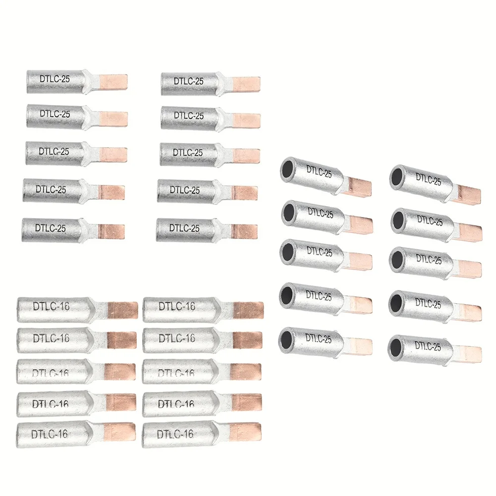 DTLC Wire Terminal Cable Lugs Wiring Connector For Circuit Breaker 10-25mm Terminal Cable Lugs Wire Connector Joint Kit