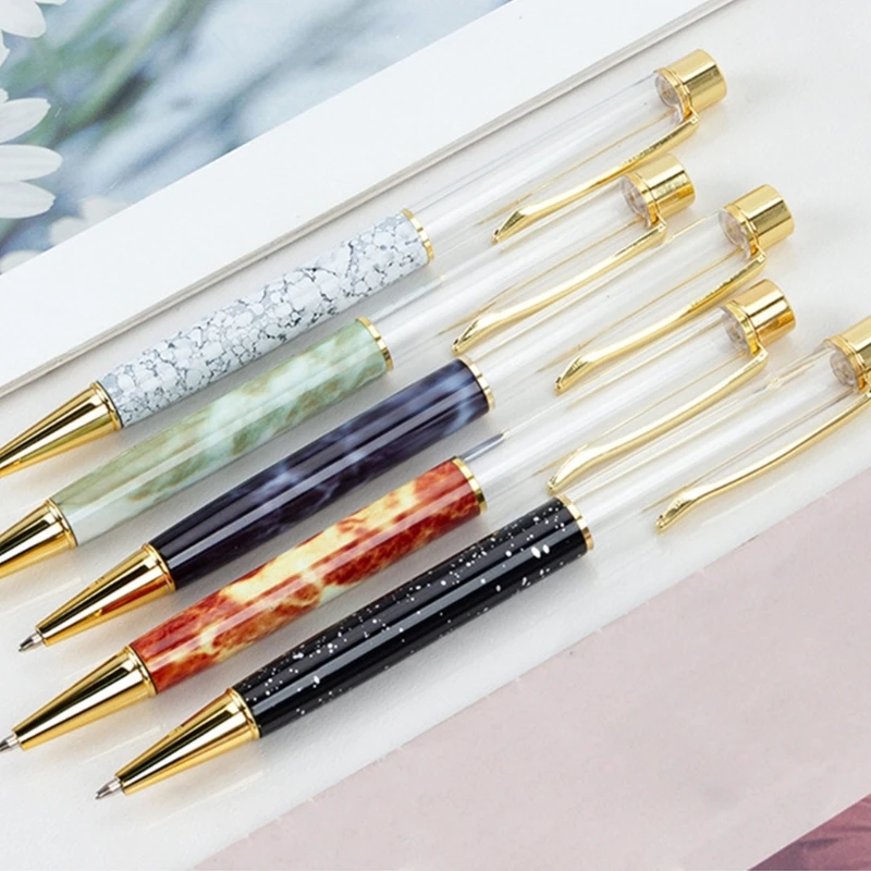 Caneta esferográfica recarregável com clipe metal para assinatura convidados