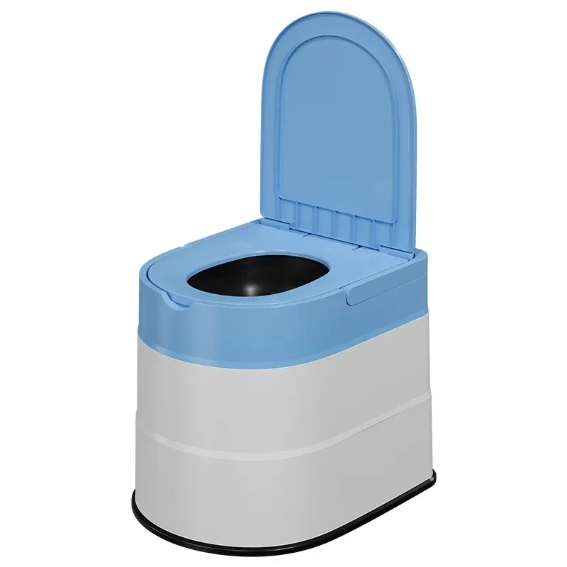 New Portable Bedside Commode Chair Thickened Mobile Toilet For Elderly Pregnant Women Adult Home Bathroom Use