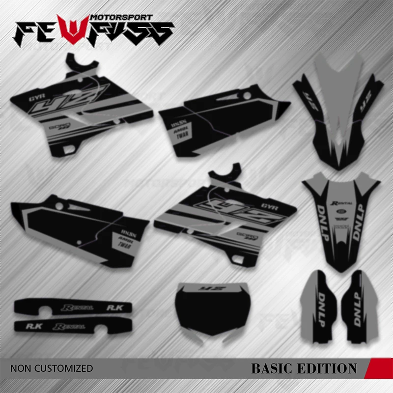 

Fewfuss Custom Motorcycle Graphics Decal Stickers for YZ125 YZ250 YZ 125 250 2015-2021 YZ125X YZ 125X 2016-2021 Yamaha