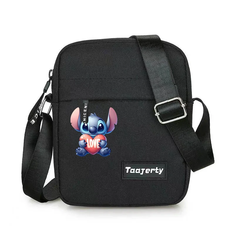 Stitch Disney Sling Bag Chest Bag Men Casual Sports Bags Single Shoulder Crossbody Bags Stitch Underarm Bag Canvas Backpack Bags