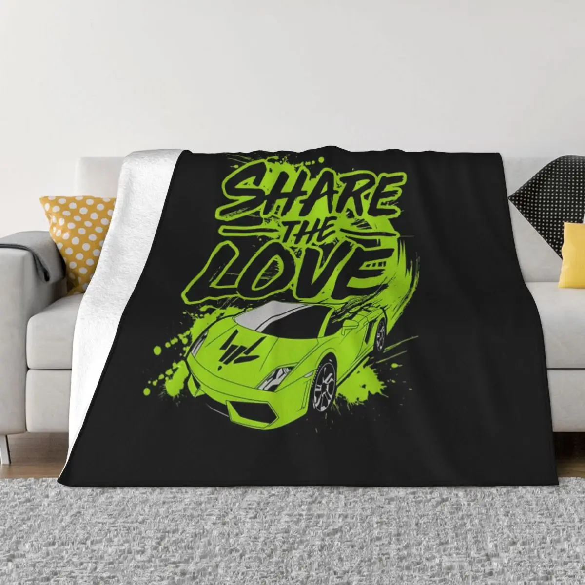 

Share The Love Sharerghini Throw Blanket Bed linens Decoratives Luxury Throw Blankets