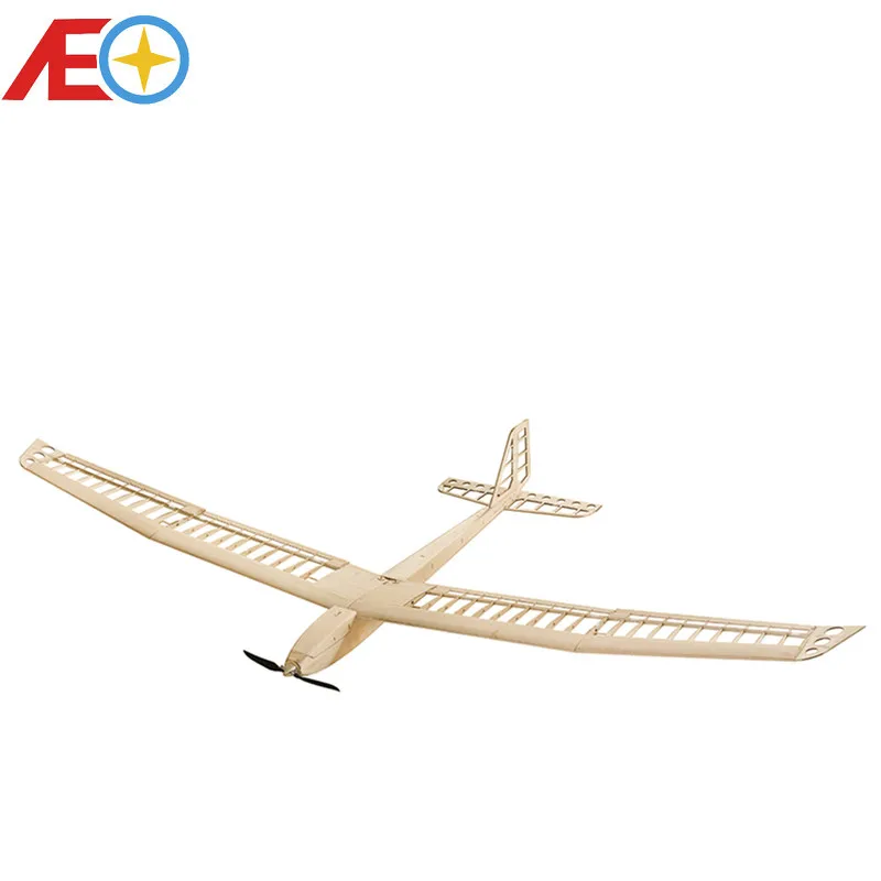 AEO F25 2.5M AION Glider Balsawood Kit Laser Cut RC Airplane 2500mm Wingspan DIY Assembly Wooden Glider Plane Outdoor RC Plane