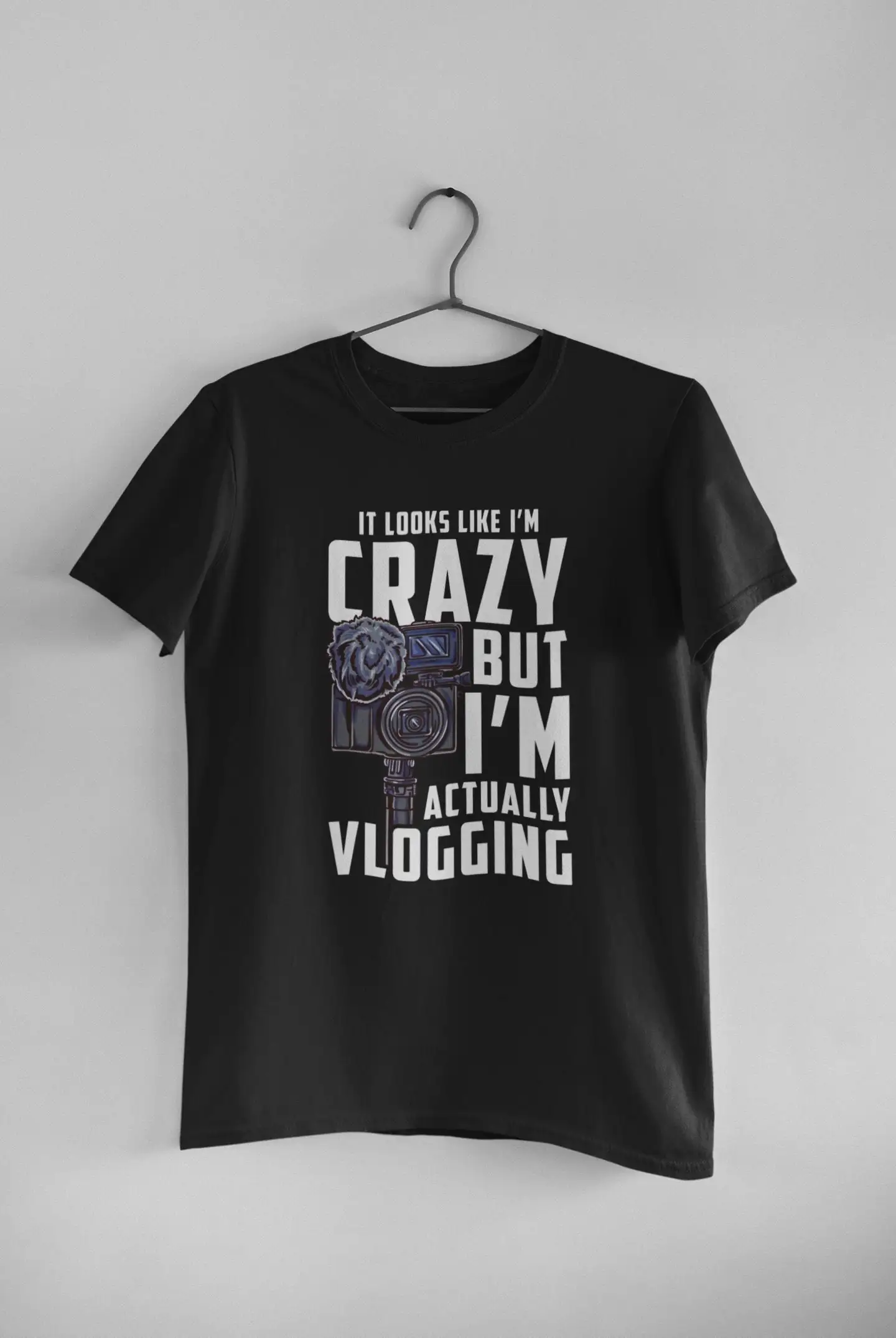 Blogging T Shirt Food Blogger Influencer I'm Actually Vlogging