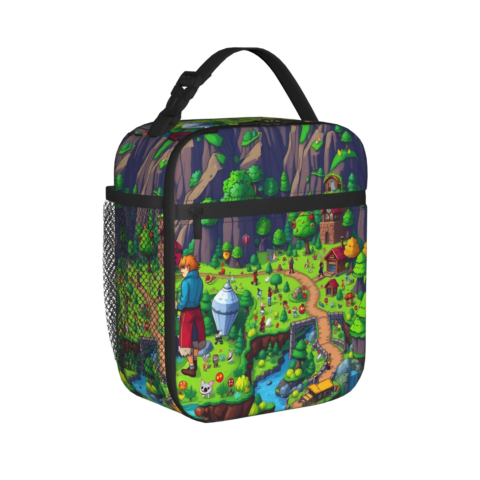 Terrarias Thermal Insulated Lunch Bag for Picnic  Portable Bento Box Men Women Thermal Cooler Lunch Boxes