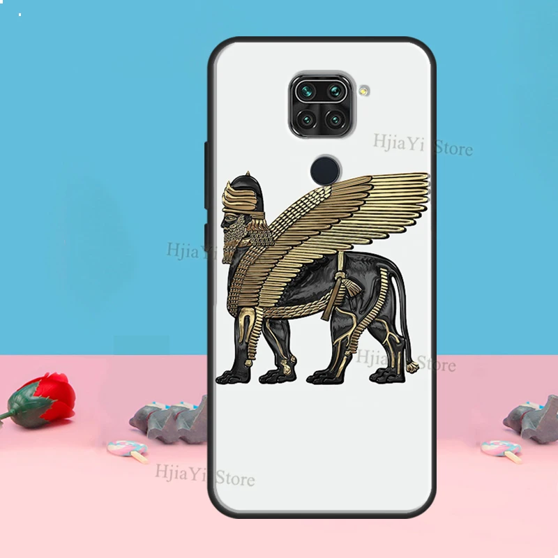 Lamassu Assyrian Winged Lion Case For Redmi Note 8 9 10 11 12 Pro Plus 10S 11S 12S Cover For Redmi 9C 10A 10C 12C Coque