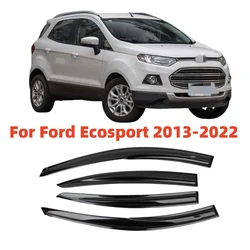 For Ford Ecosport 2013 2014 2015 2016 2017 Window Visors Rain Guard Side Vent Deflector Weathershield Moulding Trim Accessories