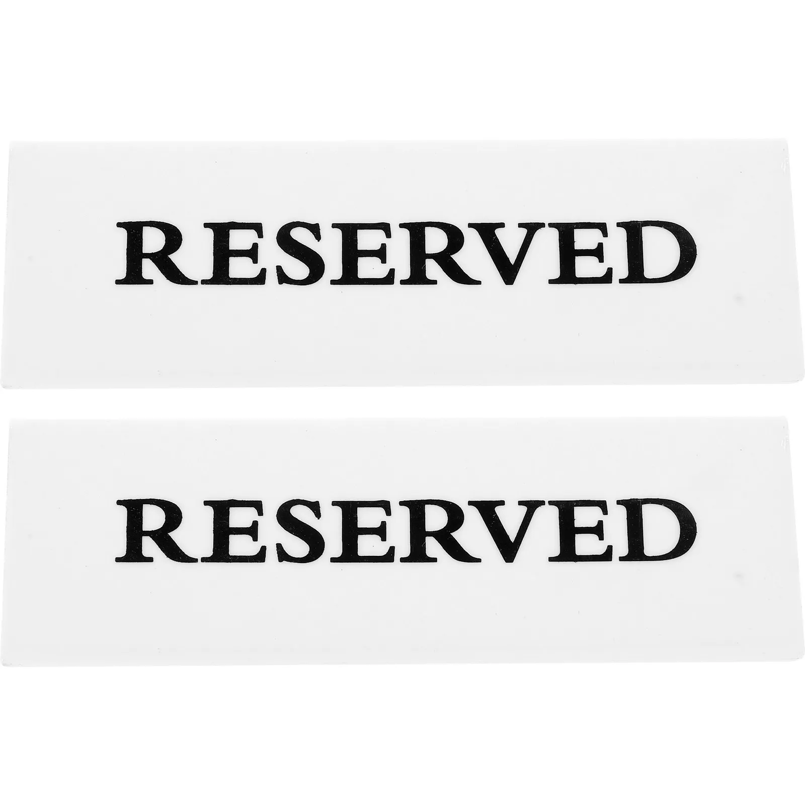 2Pcs Reserved Signs No Smoking Notice Reserved Seating Signs for Wedding Party Restaurant Church Events Reservation Sign