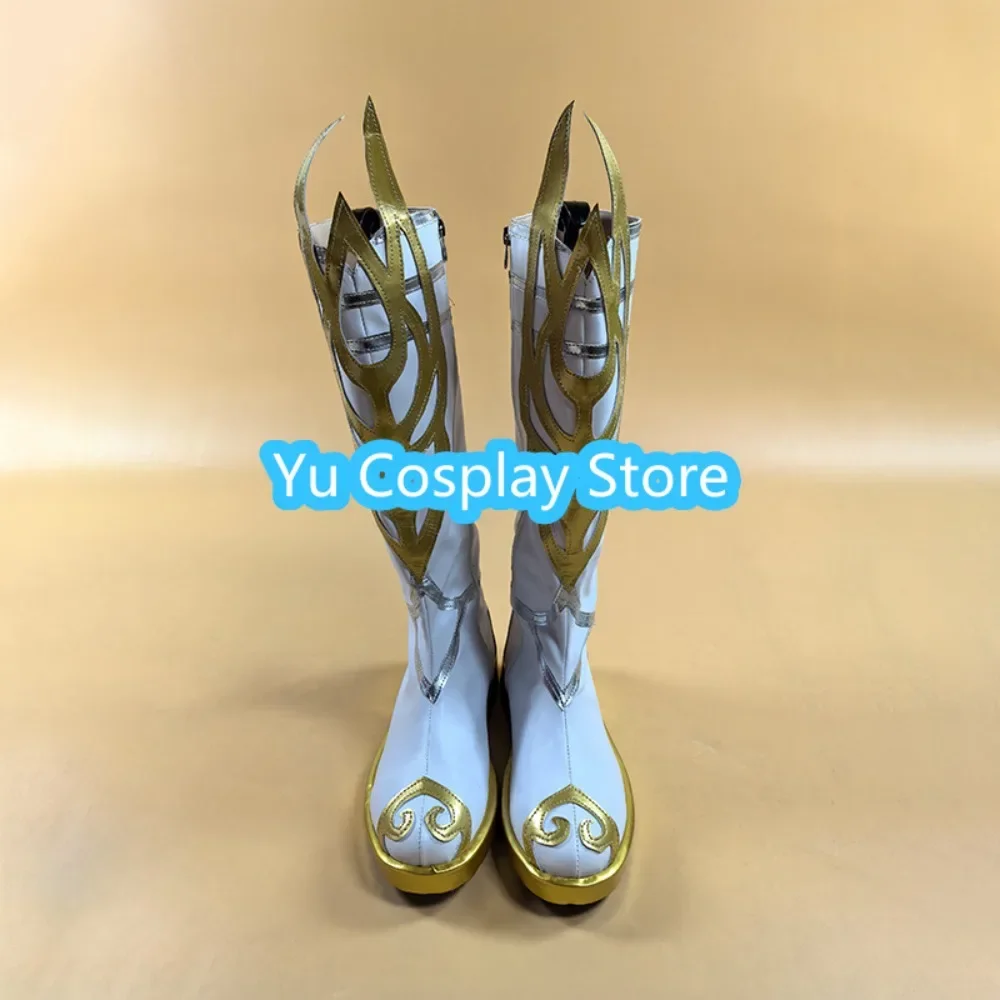 Yu Cosplay Store Bladepoint Wuchen Golden Crow Skin Cosplay Shoes Anime Game Role-playing Shoes Boots Halloween Party
