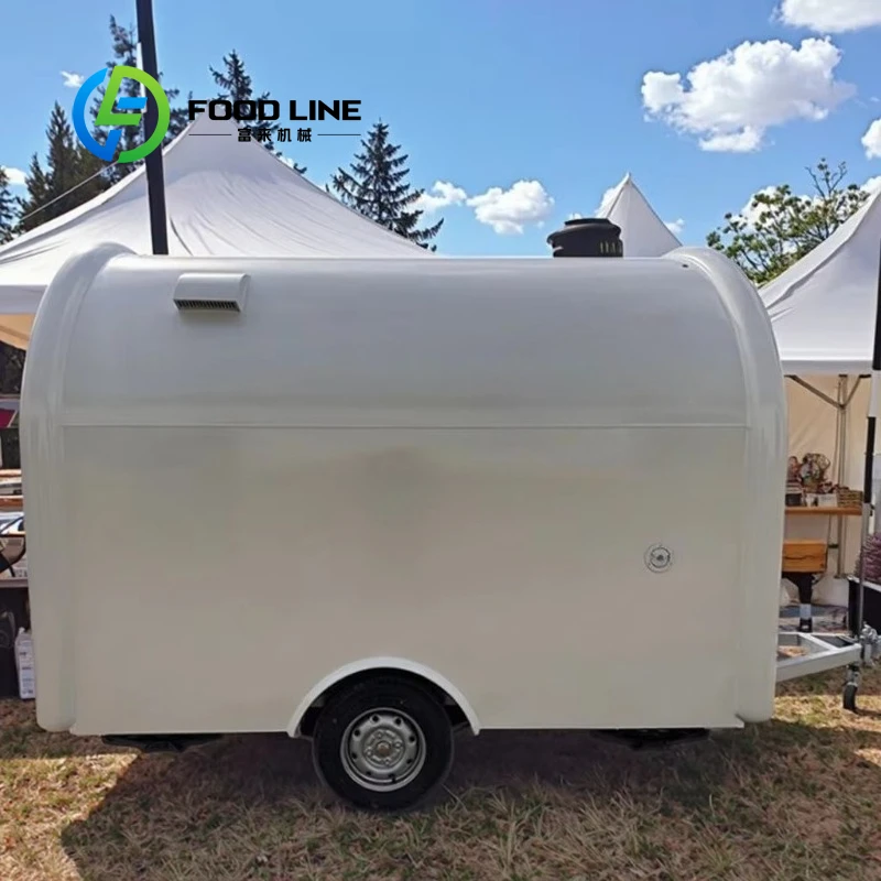 

Mobile Food Truck Fully Equipped Street Kiosk for Pizza Hot Dogs Coffee BBQ Concession Stand Business Customized