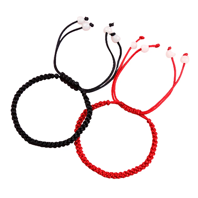 Ethnic Red String Bracelets Protection Good Luck Amulet For Success Prosperity Handmade Rope Bracelets Lucky Charm Bangles Gifts