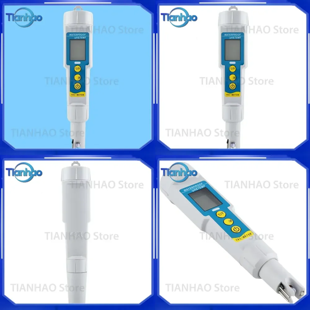 Professional PH EC TEMP Meter Tester Pen Style for Aquarium Pool Hydroponic Water Monitoring High Precision