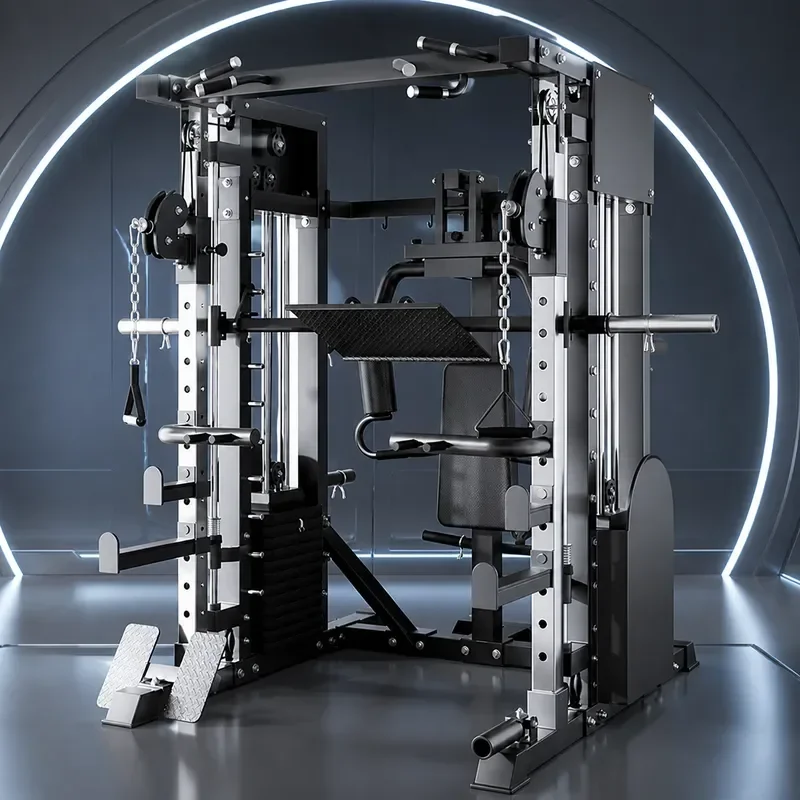 for Smith Machine Comprehensive Strength Trainer Fitness Home Multi Functional Bird Gantry Frame Bench Press and Squat