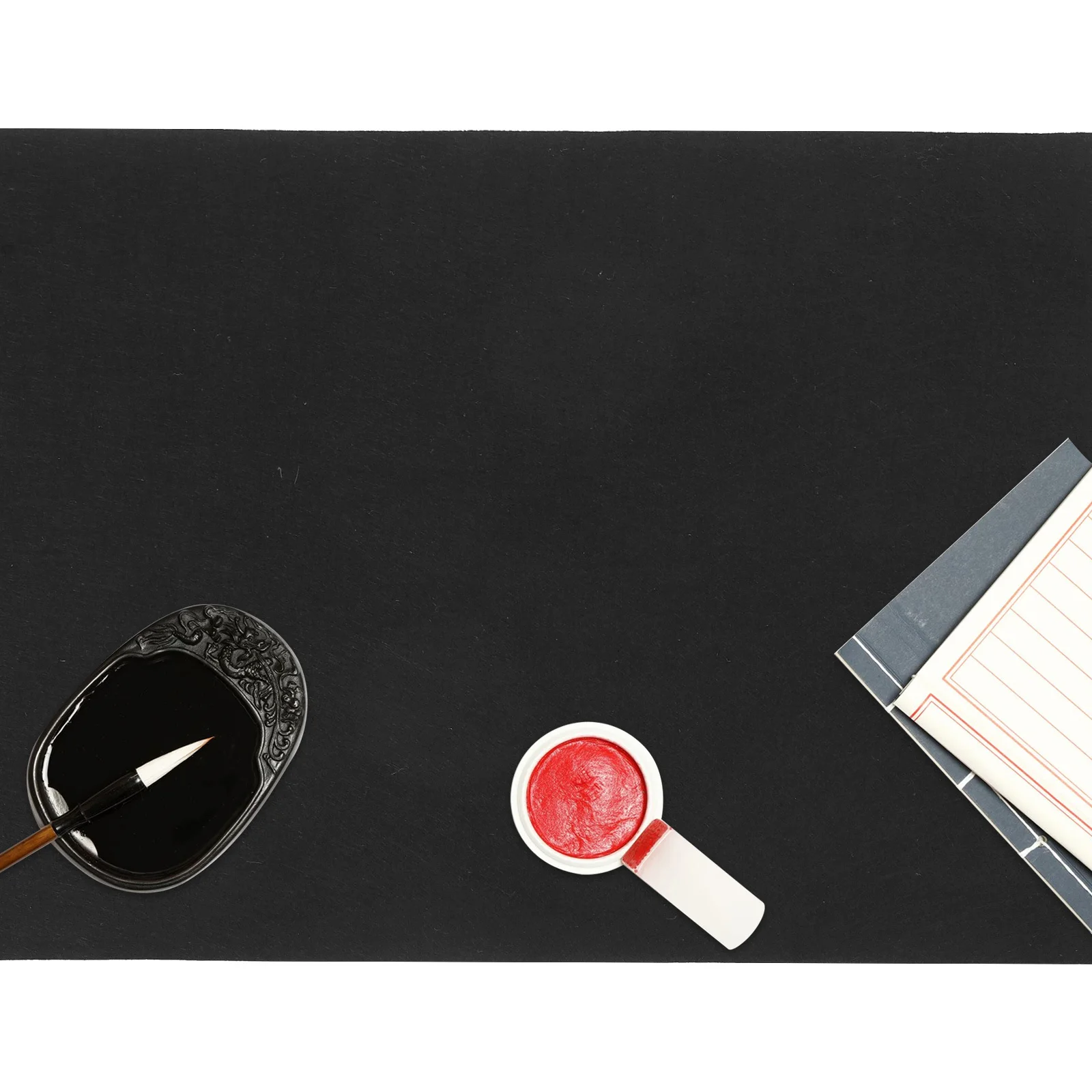 

Calligraphy Felt Mat Rectangular Multi-Function Smooth Durable Desk Pad for Calligraphy Office Felt Mat