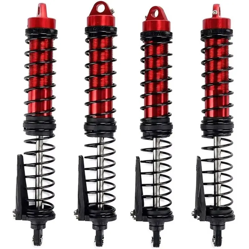 WOWFU-Metal 135Mm Shock Absorbers(4 Pcs) For 1/8 Scale RC Model Monster Truck Modification Upgrade Parts