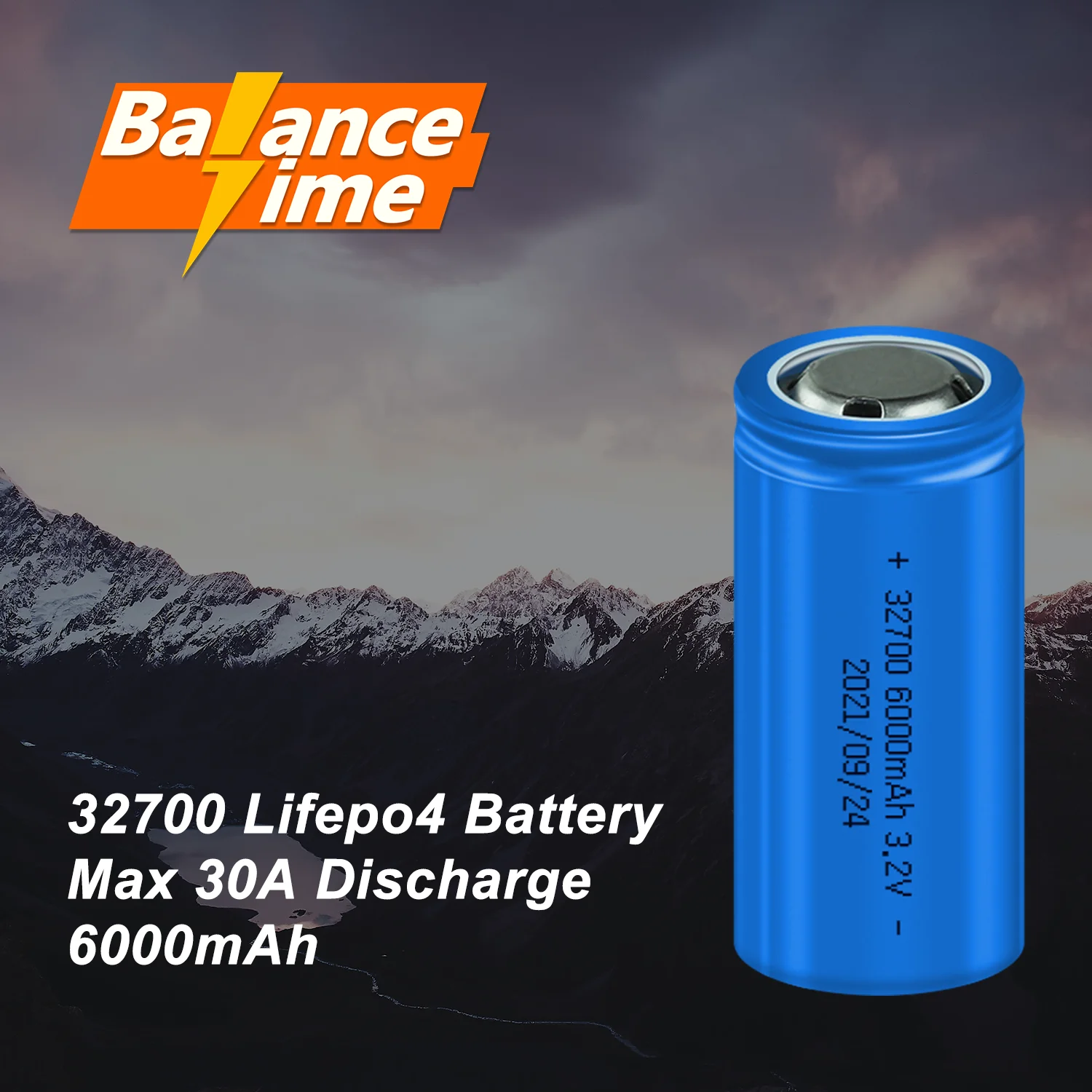 Neue LiFePO4-Batteriezelle 3,2 V 32700 6000 mAh MAX-Entladung 30 A Hochleistungs-LiFePO4-Akku für elektrische Taschenlampe