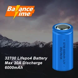 Neue LiFePO4-Batteriezelle 3,2 V 32700 6000 mAh MAX-Entladung 30 A Hochleistungs-LiFePO4-Akku für elektrische Taschenlampe