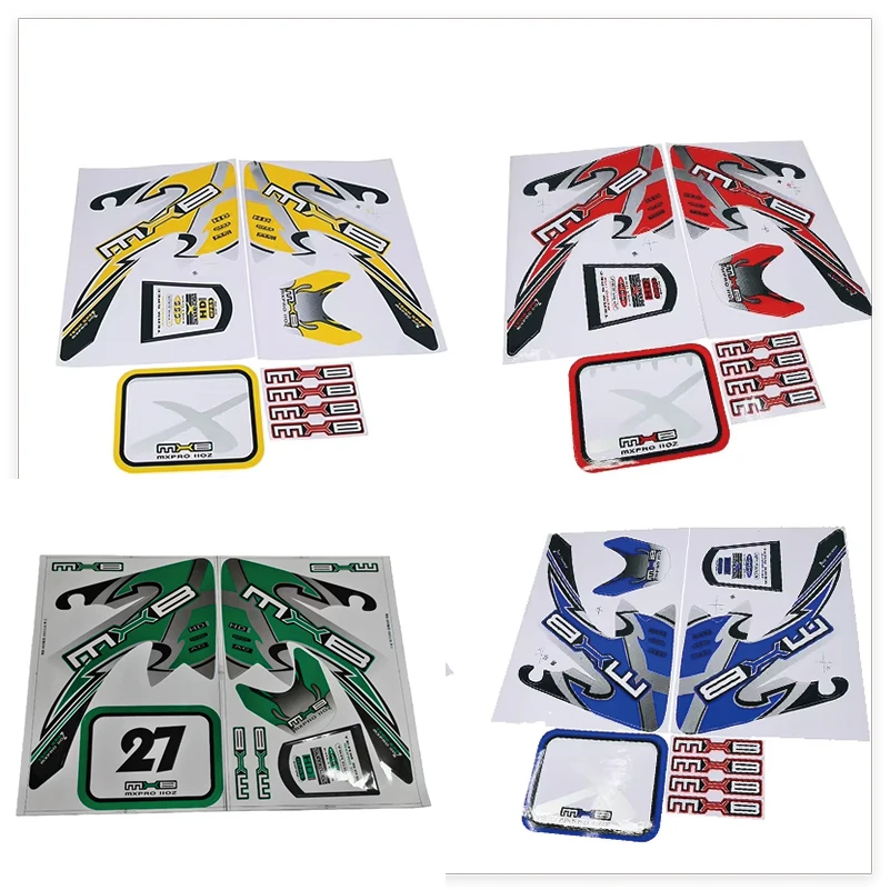 AliExpress NONE CRF50 Sticker Paster Red Blue Yellow Green Decal Stickers For CRF 50 Pit Dirt Bike Decals Motorcycle Accessories Motocross