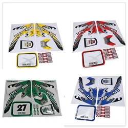 CRF50 Sticker Paster Red Blue Yellow Green Decal Stickers For CRF 50 Pit Dirt Bike Decals Motorcycle Accessories Motocross