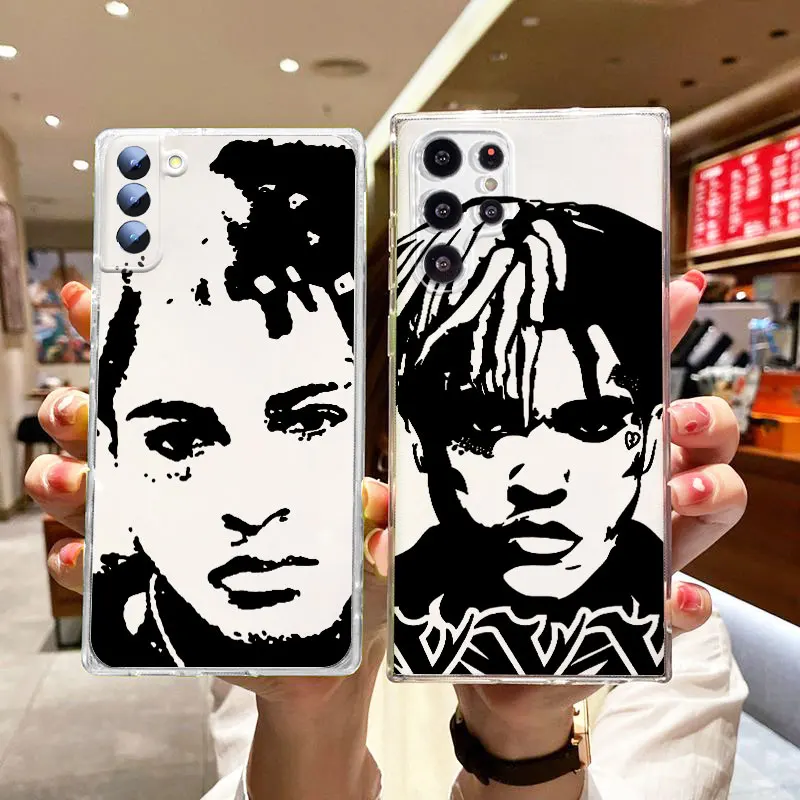 XXXTentaction Rapper For Samsung Galaxy S24 S23 S22 S21 S20 FE Ultra Plus S10 Lite 5G Transparent Phone Case